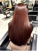 レッドブラウン/ブリーチなしダブルカラー