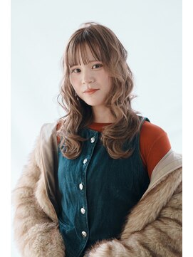 ヘアカロン 熊本下通店(Hair CALON) 【雑誌掲載】透明感カラー/マロンブラウン/ブラウンベージュ