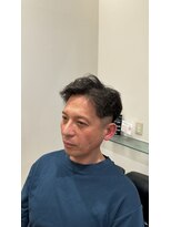 シミズヘアー(SHIMIZUHAIR)&nbsp;七三かきあげパーマ