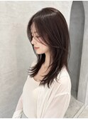 髪質改善ストレート_レイヤーカット