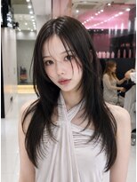 ラルム 新宿(LARME SHINJUKU)&nbsp;小顔レイヤー×ダークブラウン[新宿/髪質改善]