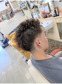 スパイキー×テーパーフェード