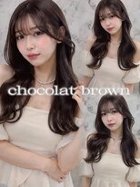 エス(Ess)&nbsp;《中島遼香》ミディアムレイヤー/チョコブラウン/髪質改善