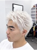 大宮ホワイトスパイキーショートスイングショートショート