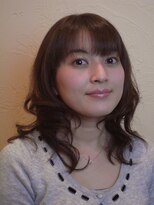 アンバー(amber)&nbsp;ミックスパーマセミロング