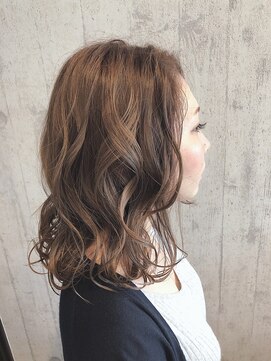 アールプライベートヘアサロン(R Private Hair Salon) ふんわり可愛い ミディアムヘア