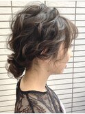 夏のヘアアレンジ/フォギーベージュ/大人かわいい[上野/御徒町] 