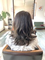 オレンジ(orange)&nbsp;ミディアムエアリーグレーカラー