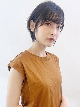 アルバム 新宿(ALBUM SHINJUKU) ニュアンスワンカールボブ_セシルカットココアブラウン_7730