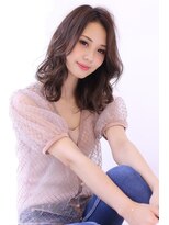 オーロ 宝塚店(ORO)&nbsp;似合わせカットアッシュブラウンの大人かわいい小顔セミディ