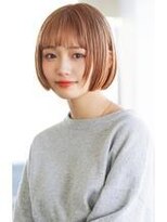 アグ ヘアー エーベル 武庫之荘店(Agu hair edel) 《Agu hair》ほんのり暖色がかわいいミニボブ