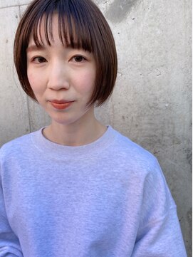 モリオ フロム ロンドン 大宮2号店(morio from London) 【なかじま ひびき】コンパクトなナチュラルミニボブ