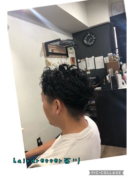 ポノ(RE:PONO) ソフトツイストパーマ+ツーブロックカット