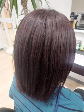 ビーズカラー ららパーク天童店 オーガニックカラーピンクベージュ