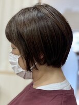 ヘアークリアー 春日部 大人可愛いミセスグラデーションショートスタイル/30代40代50代
