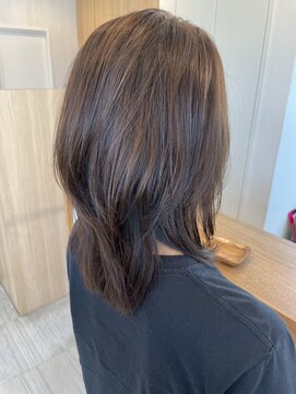 ヘアーメイクポリッシュ 久世店 艶髪レイヤーミディアム◇