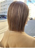 20代30代★大人かわいいダブルカラーブリーチミルクティーカラー