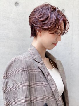 ジョナサン リヴィングストン(JONATHAN LIVINGSTON) ハンサムショート/ニュアンスパーマ/ハイライト/白髪ぼかし