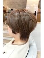 ヘアサロン アンフェール(Hair Salon Amfaire) 小林/えりあし長めショートボブ/20代/30代/40代