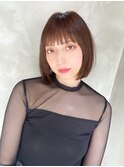  韓国風ボブ/ぱつっとボブ