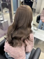 ペレ 栄店(PELE)&nbsp;前髪/アンブレラカラー/こなれミディ/イメチェン/ウェーブパーマ