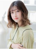 裾カラーニュアンスパーマ韓国風ミディアムc5上尾20代30代40代