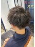 【男性の為の頭皮ケア】カット+10分ヘッドスパ+トリートメント￥9900→7700