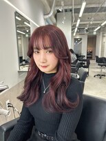 ラフィット 香椎(lafit)&nbsp;ブリーチなしWカラー　ピンクラベンダー