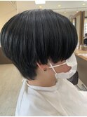 【個性的モードスタイル】丸みマッシュ/ブルージュ/赤味なし