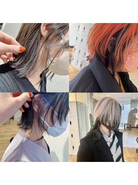 エヌプラスリタ 近鉄八尾(N+lita) イメチェン/ワイドバング/ホワイトブロンド/外ハネボブ