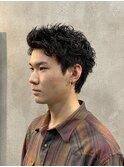 スパイキーショートパーマ