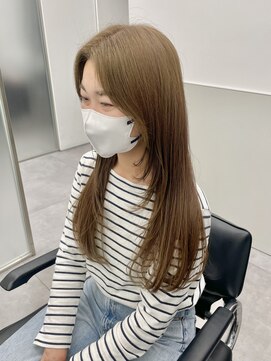 ゴウトゥデイシェアサロン 町田店(GO TODAY SHAiRE SALON) ブリーチ無しオリーブベージュカラー♪