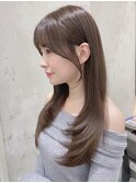 ミニウルフレイヤーカット顔周り前髪韓国ミディアムロング/大宮