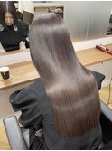 髪質改善トリートメントブリーチ無し縮毛矯正20代30代前髪長め