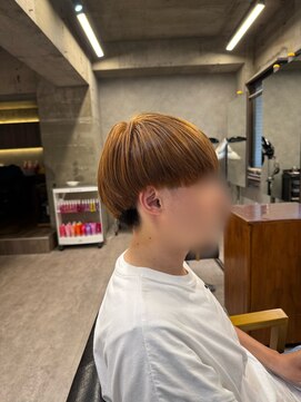 タメ(tame-) サーフカール/フェザーパーマ/ブルーブラック【都賀/メンズ】