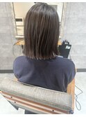 切りっぱなしボブ　ハイライト