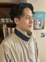 エンベロープス 中目黒(Envelopes)&nbsp;ショートセンターパート/ニュアンスパーマ/メンズパーマ