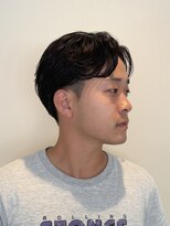 ツヅリ&nbsp;熊本メンズパーマ/ニュアンスパーマ/メンズパーマセンターパート