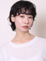 ヨファヘアー 岡本店(YOFA hair)&nbsp;似合わせカット20代30代40代黒髪小顔ショートボブ1203