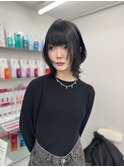 レイヤーボブ　長めボブ