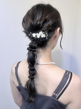 リリー シブヤ(Lilly shibuya) 【Lilly渋谷】#ヘアセット#ヘアアレンジ#編み込み#編み下ろし