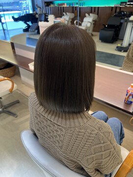 ヴァンカウンシル 札幌本店(VAN COUNCIL) オージュアトリートメント／髪質改善/オリーブグレージュ