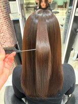 パーマ落としラボ アピッシュ 銀座(apish)&nbsp;パーマ落とし＋メンテナンスカットでまとまりあるスタイルへ