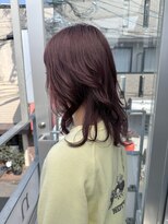 ニコ ヘアデザイン(nico hair design)&nbsp;ワインレッドカラー