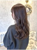 20代30代ショコラブラウン×ツヤ感たっぷりロング