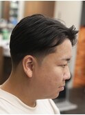 テーパーフェードカットセンターパートシェービング吉祥寺理容室
