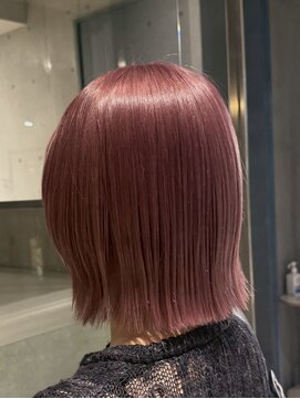 ヲタク(wotaku.) ピンクカラーピンクラベンダーピンクベージュ暖色カラーブリーチ