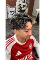 ローカルバーバー モゲ(Local Barber MOGE) UKスパイラルパーマ&ホワイトメッシュ