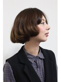 ボリュームアップ＆内巻きボブ