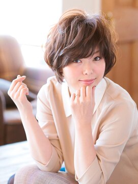 アメリエギャルソン(amelie et garcon) 【amelie 与野本町】柔らか質感 大人のワンカールショートボブ